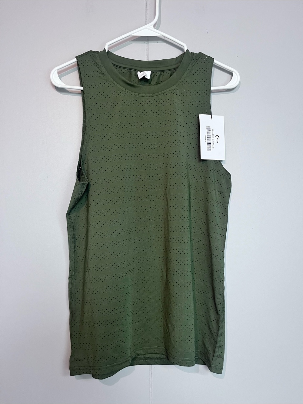 Zyia Active Olive Chill Tank — Size S NWT
